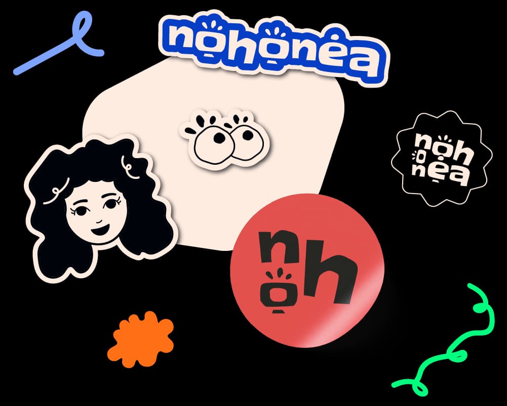 Banner illustration with Nohonéa's branding