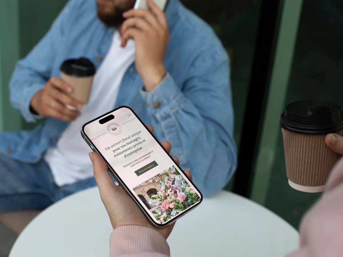 Preview of the website design project in Bernay, Normandy