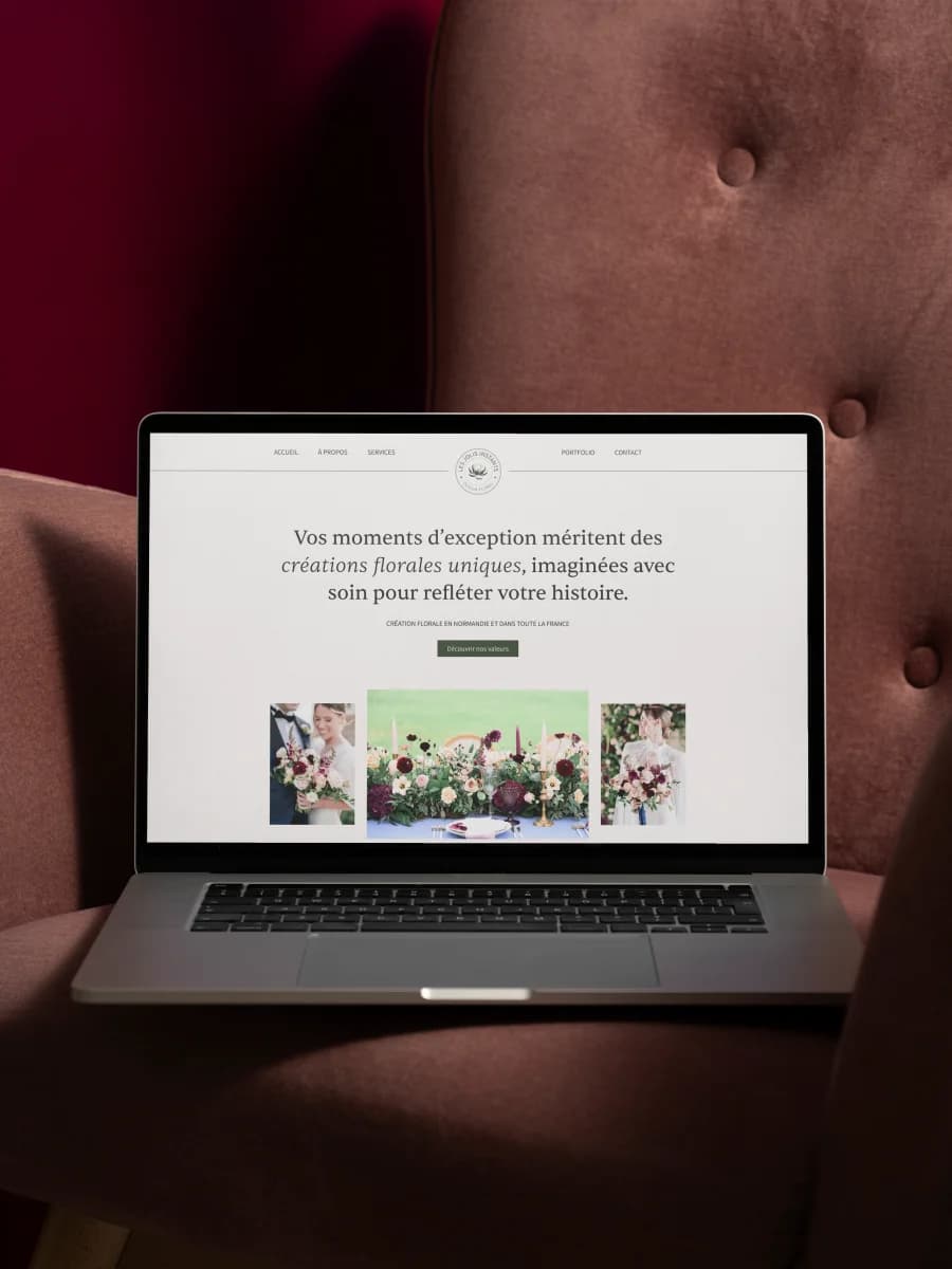 Preview of the website design project in Calvados, Normandy