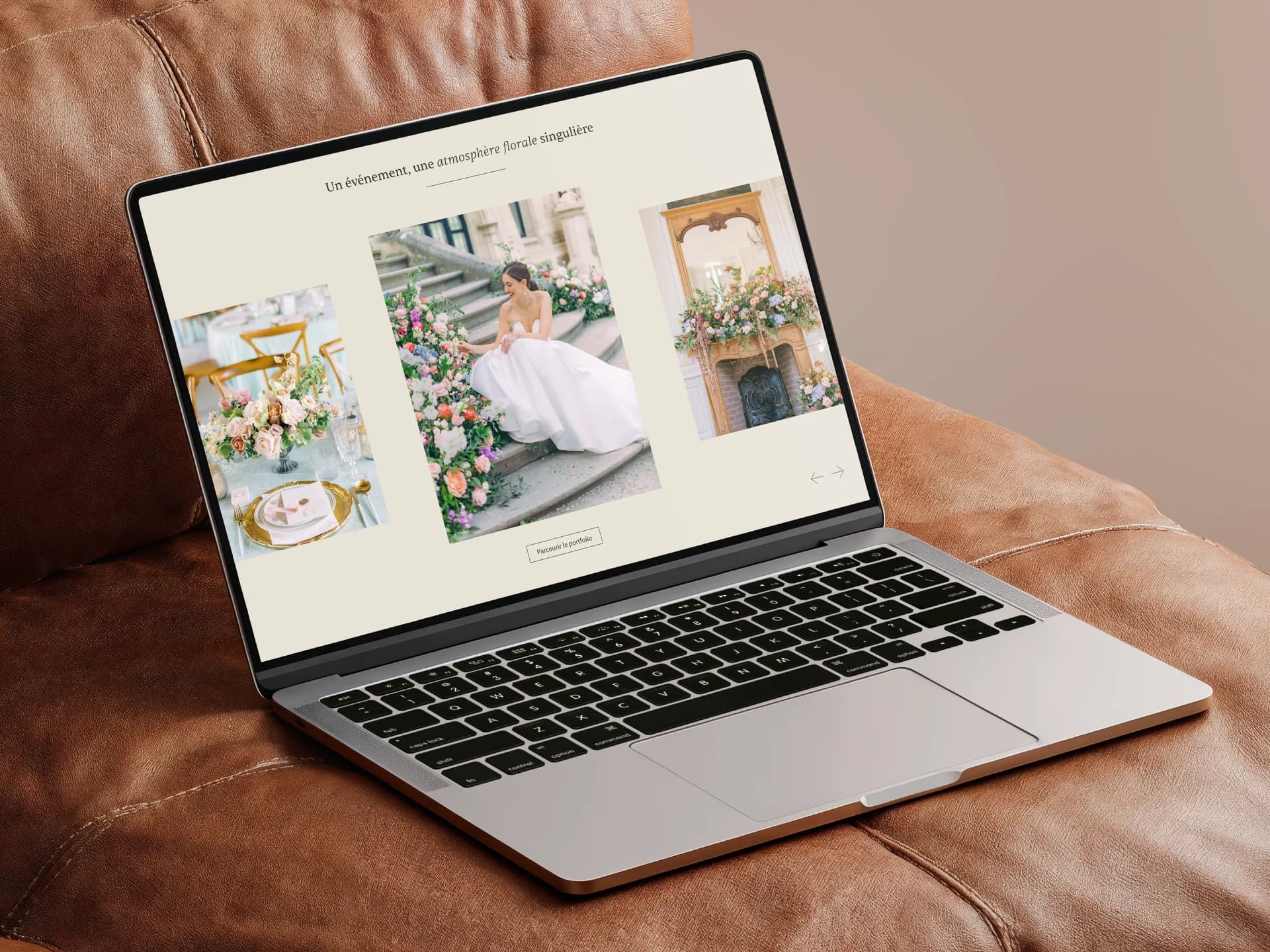 Preview of a project for a business website creation in Normandy