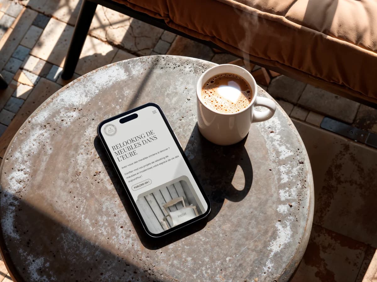 Aperçu des projets d'identité visuelle et de site web en Normandie